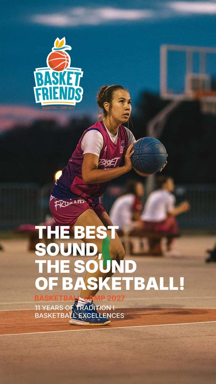 Poster: the best sound is the sound of basketball